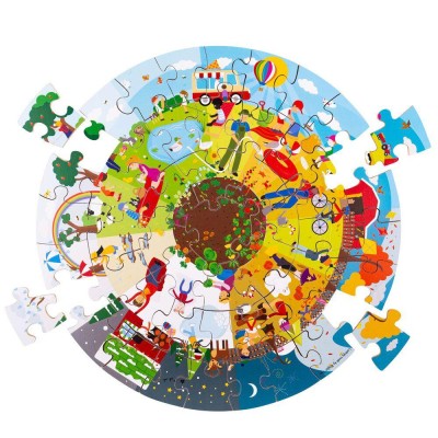 Puzzle de podea circular - Anotimpurile foto