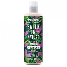 Balsam natural nutritiv cu lavanda si muscata pentru par normal si uscat, 400ml, Faith in Nature