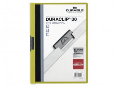 Dosar plastic Duraclip Original 30 Durable verde foto