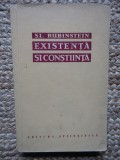 EXISTENTA SI CONSTIINTA-S.L. RUBINSTEIN