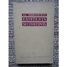 EXISTENTA SI CONSTIINTA-S.L. RUBINSTEIN