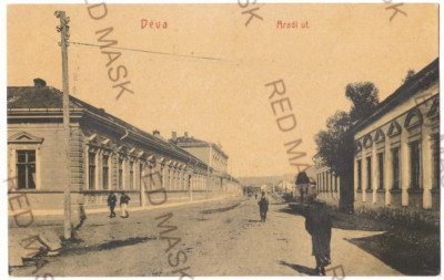 4543 - DEVA, Hunedoara, Romania - old postcard - used - 1908 foto