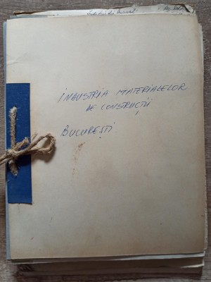 Industria materialelor de constructii Bucuresti// dosar Fototeca 186 fotografii foto