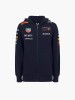 Red Bull Racing hanorac cu glugă pentru copii official Teamline Replica zip navy F1 Team 2025 - JL/12