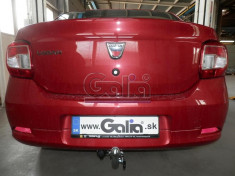 Carlig Remorcare Dacia Logan Berlina 2013- Omologat + Cadou pachet electric simplu - D0435 foto