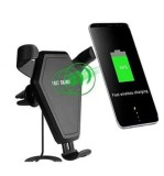 Cumpara ieftin Suport telefon cu incarcator wireless fixare cu ventuza si grila masinii