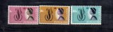 Serie Completa 3 Timbre Insulele Pitcairn 1968 Anul International al Drepturilor Omului Regina Elisabeta a II-a MNH - A688