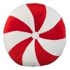 Perna Decorativă Crăciun, Model Candy, Dungi Roșii și Albe, Diametru 40 cm, Oem
