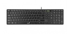 TASTATURA GENIUS USB, 104 taste (chocolate style), black, &amp;quot;SlimStar 126&amp;quot; &amp;quot;31310017400&amp;quot; (timbru verde 0.8 lei) foto