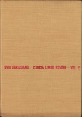 HST C909 Istoria limbii rom&acirc;ne 1961 Ovid Densușianu volumul II