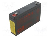 Acumul: plumb-acid 6V 9Ah AGM nu necesită &icirc;ntreţinere 34W