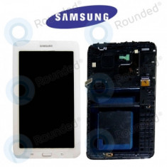 Samsung Galaxy Tab 3 Lite 7.0 (SM-T110) Unitate de afișare completă albă GH97-15505A