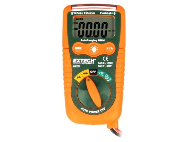 Multimetru digital EXTECH LCD 3,75 cifre (4000) - Umplere: 0,5&divide;99%