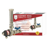 CLEANEX MAG COMPACT 3 4 (22mm) - Filtru antimagnetita compact pentru instalatia termica
