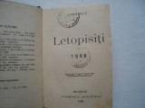 Letopisiti 1906 - Constantin Mille (1908), Alta editura