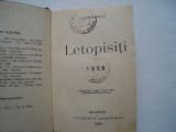 Letopisiti 1906 - Constantin Mille (1908)