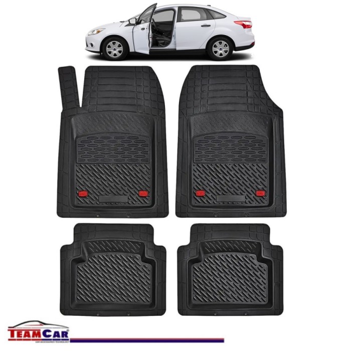Covorase Auto TeamCar&reg; Tip Tavita Compatibile Ford Focus 3 Sedan 4 uși (2011&ndash;2018)