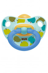 Suzeta ortodontica din latex 6-18 luni Nuk Happy Kids 733324, Multicolor foto