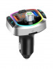Modulator FM 12-24V Bluetooth 5.0 cu functie de incarcator auto 18W Super Charge 3.0 si port USB C - BC63, Xenon Bright