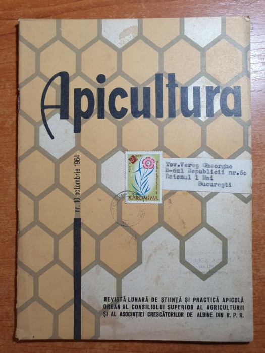 revista apicultura octombrie 1964