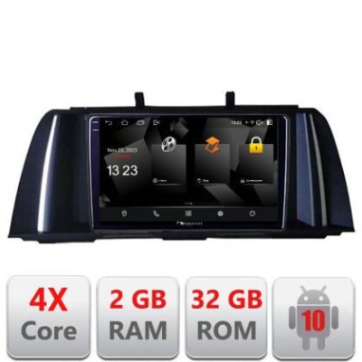 Navigatie Seria 5 F10 2010-2012 CIC Android Ecran 720P Quad Core 2+32 carplay android auto CarStore Technology foto
