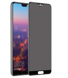 Cumpara ieftin Folie de sticla privancy 5D pentru Huawei Mate 20 Lite, Privacy Glass GloMax, folie securizata duritate 9H anti amprente