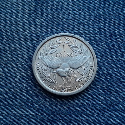 2m - 1 Franc 1972 Noua Caledonie / primul an de batere / Nouvelle Caledonie foto