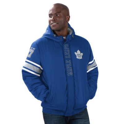 Toronto Maple Leafs geacă de bărbați cu glugă Tight End Winter Jacket - L foto
