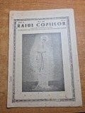 Revista pentru copii religioasa - raiul copiilor - din mai 1948 - revista catolica