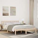 vidaXL Cadru pat foarte lung fără saltea, 160x220 cm, lemn masiv pin 852450