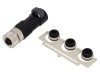 HARTING Conector M12 Mamă 5 Pini IP67 Pe Cablu Crimp Cod A