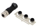 Mufă M12 5-PIN Mamă pe Cablu IP67