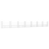 Cumpara ieftin Cos gabion in forma de U cu 8 stalpi, 860x20x100 cm, fier