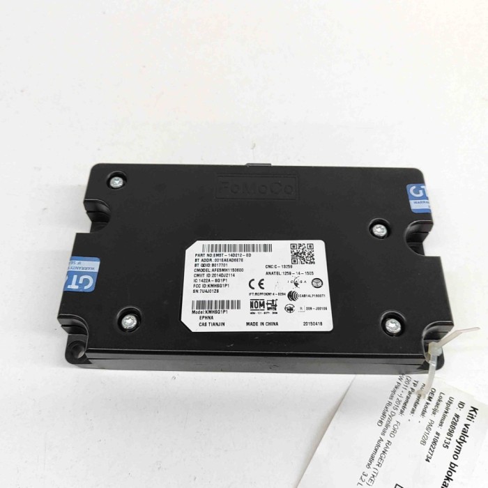 Modul de control Bluetooth FORD RANGER TKE 2015 OEM: EM5T-14D212-ED,B017701 28098135
