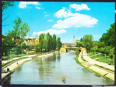 AMS - ILUSTRATA 353 TIMISOARA - VEDERE DE PE BEGA 1971 RSR, CIRCULATA foto