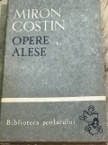 ELVI01 0442 Biblioteca Scolarului - Nr - Opere alese - Miron Costin