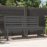 VidaXL Bancă de grădină, gri, 157,5 cm, lemn masiv de pin