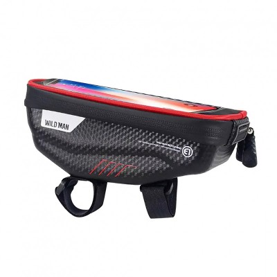 Geanta Impermeabila WILDMAN E1, Pentru Bicicleta, Rezistenta la apa, + accesorii, Rosie foto