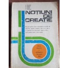 Notiuni de creatie Manual pentru liceul de industrie usoara - V. Salvanu, M. Simion