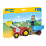 123 tractor cu remorca, Playmobil