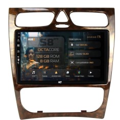 Navigatie Mercedes Benz Clasa C W203 (2002-2004) 8GB RAM Android 13 Octacore Slot Sim 4G DSP GPS Wi-FI Carplay Android Auto USB Bluetooth Waze Touchsc