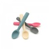 Lingurita Silicon BabyJem Maro, +6 luni, Fara BPA, Alimentara, Moale