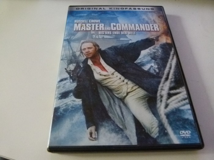master and commander, dvd
