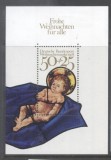 Germany Bundes 1978 Christmas Religion perf. sheet Mi.B17 MNH DA.161, Nestampilat