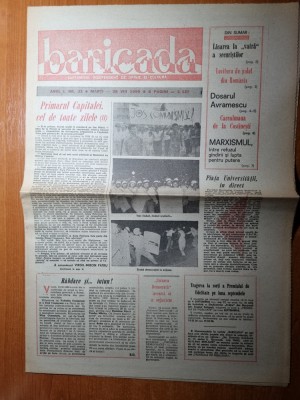 baricada 28 august 1990-interviu primarul capitalei foto