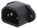Conector Alimentare AC IEC 60320 10A 250VAC