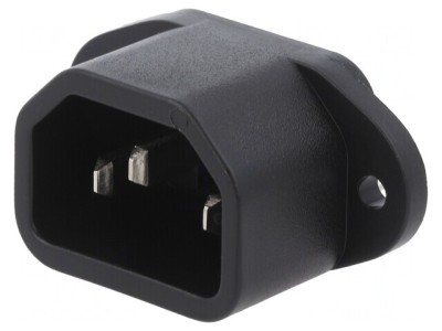 Conector Alimentare AC IEC 60320 10A 250VAC foto