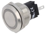 Lampă de control LED verde &Oslash;22mm 24V - 82 mm: Lampă de control verde LED &Oslash;22mm 24V