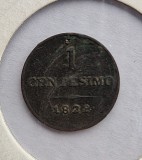 Lombardia Venetia 1 Centesimo 1822 V statele Italiene moneda cupru N # 6355