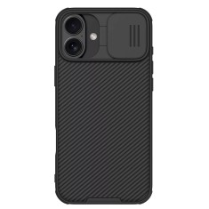 Husa iPhone 16 Plus Nillkin CamShield Pro, negru foto